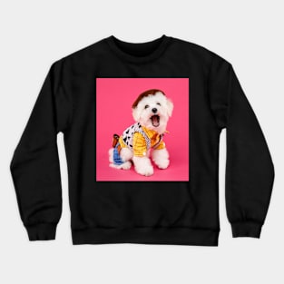 Maltese dog Crewneck Sweatshirt